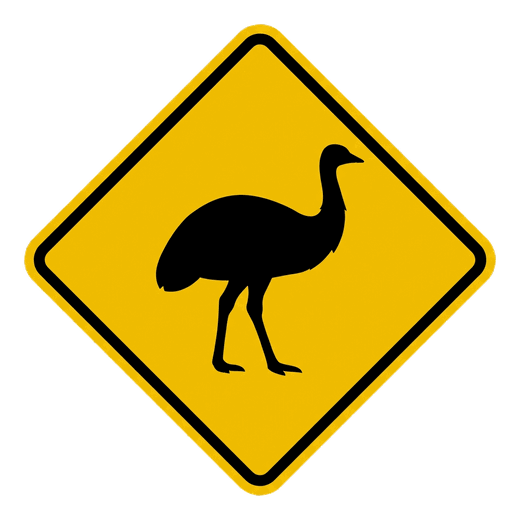 Emu crossing